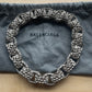 2021 Balenciaga Afterworld Silver/Crystal Choker Necklace