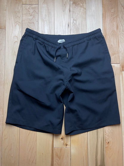 Sandro Black Drawstring Shorts