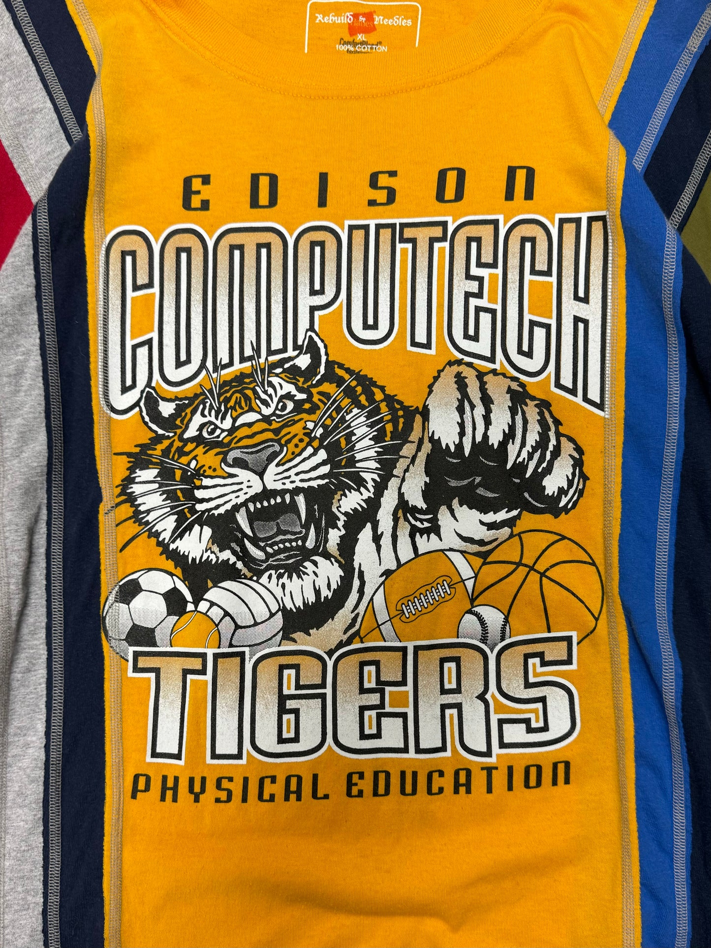 Needles Rebuild ‘Edison Tigers’ Reconstructed T-Shirt