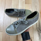 Lanvin Sage Green Low Top Skate Sneakers