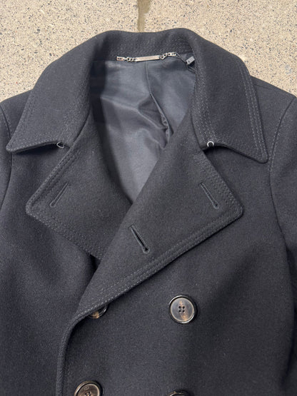 AW2008 Dior Homme by Hedi Slimane Cropped Wool Peacoat