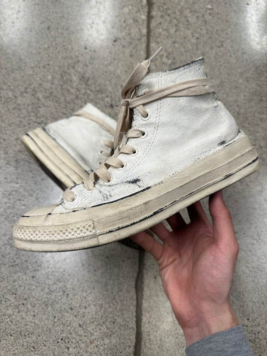 Maison Margiela x Converse ‘Chuck 70’ Paint Crack High Top Sneakers