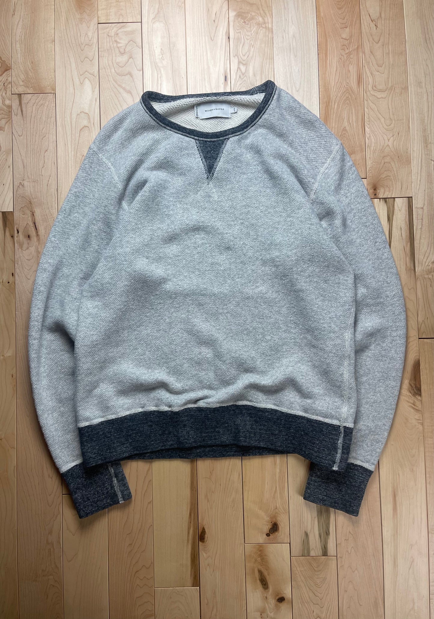 Wings + Horns Inside Out Heavyweight Cotton Sweatshirt