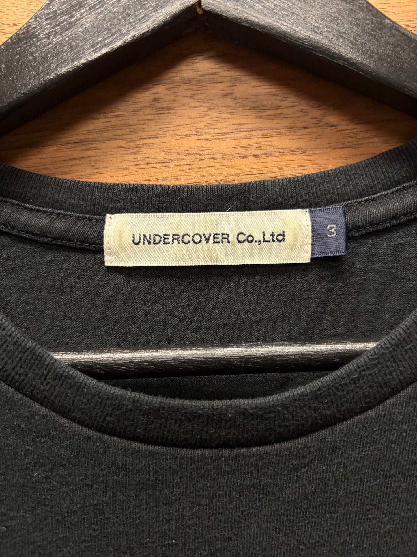 AW2018 Undercover ‘Order/Disorder’ Black/White Graphic T-Shirt