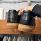 Balenciaga Arena Black Leather/Gum Sole High Top Sneakers