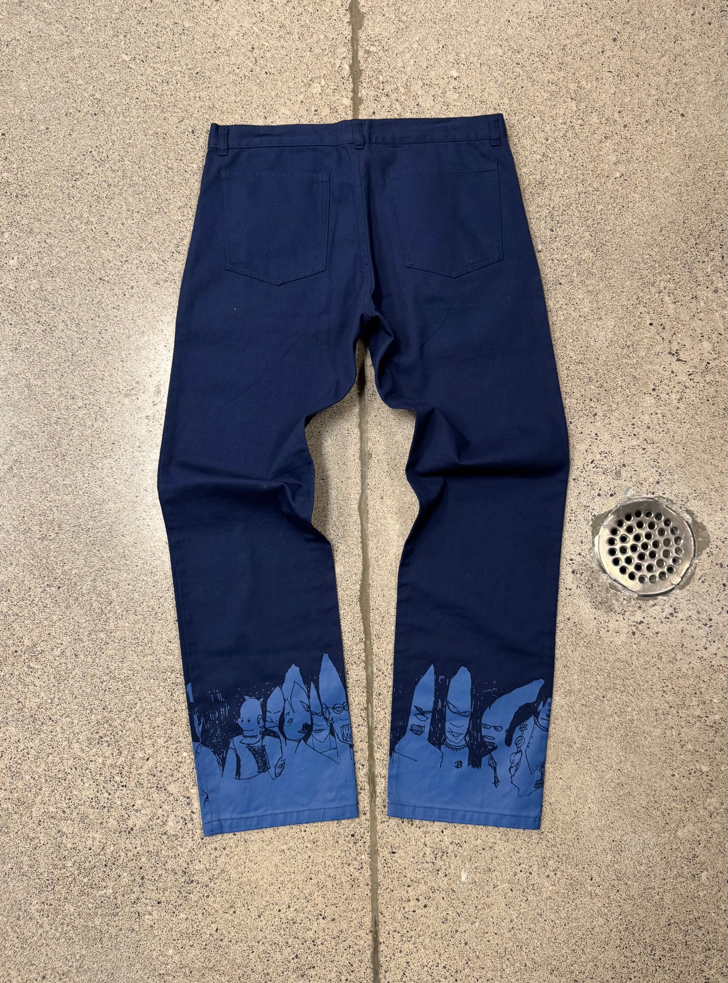 AW2001 Undercover x Futura ‘DAFV’ Pants