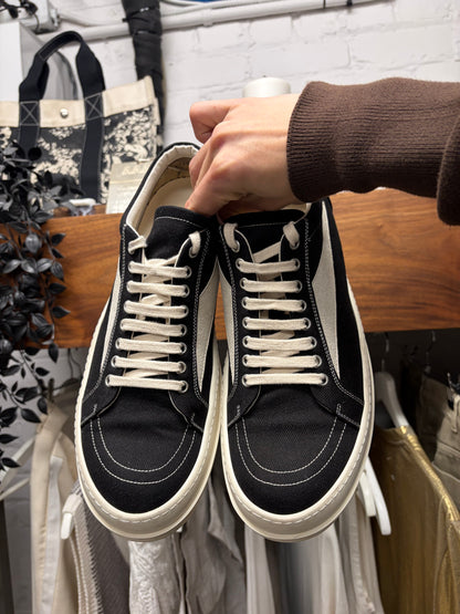 Rick Owens Vans ‘Black Canvas’ Low Top Sneakers