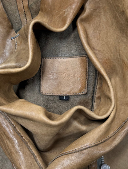 Isamu Katayama ‘Backlash’ Leather Full Zip Gimp Jacket