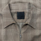 Givenchy Brown Gingham Checkered Windbreaker Jacket