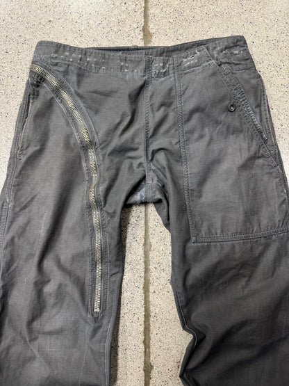 AW2009 Rick Owens Hogwash  ‘Aircut’ Dark Dust Denim