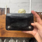 Chrome Hearts DBL Cross Ball Black Calfskin Leather Wallet