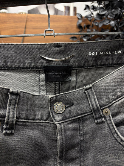 2013 Saint Laurent by Hedi Slimane ‘D01’ Washed Grey Skinny Jeans