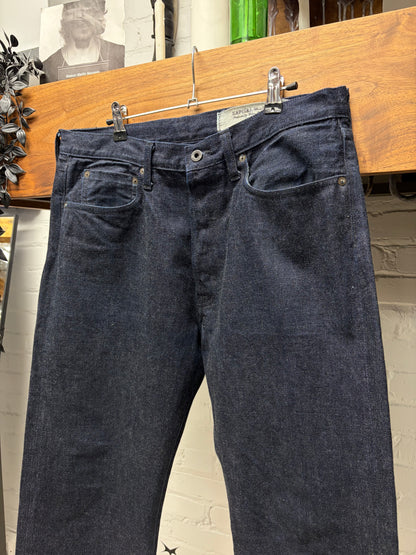 Kapital Dark Indigo Blue 14oz ‘5P TH’ Selvedge Bootcut Denim
