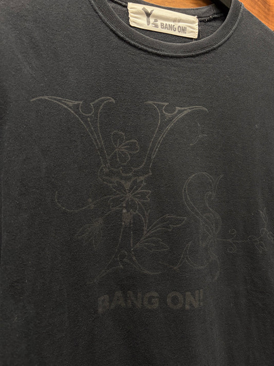 Yohji Yamamoto ‘Y’s Bang On’ Black Graphic T-Shirt