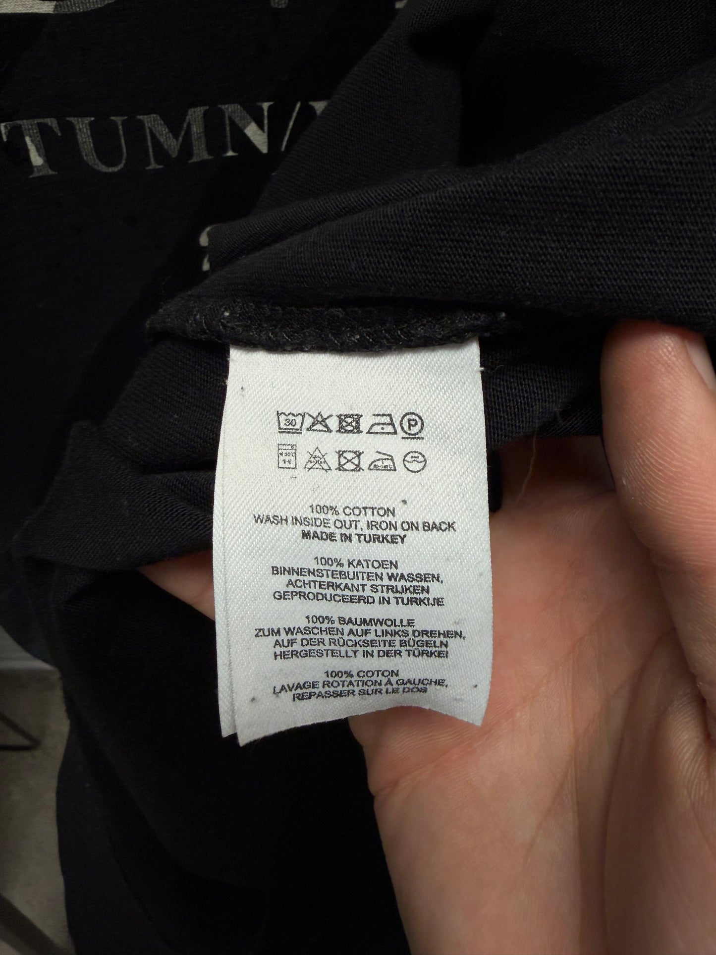 AW2023 Dries Van Noten Black ‘Collection’ T-Shirt