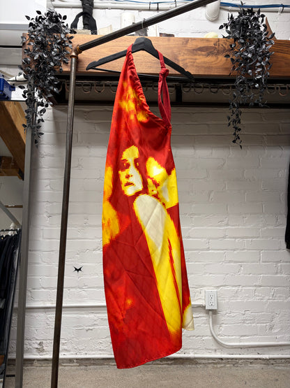 AW1998 Jean Paul Gaultier ‘Vampire’ Pixelated Print Dress