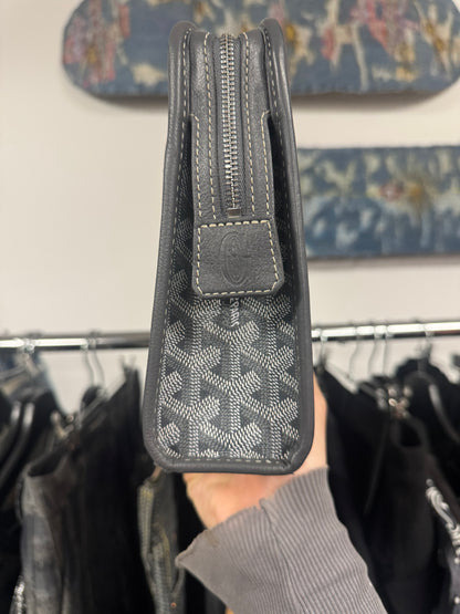 Goyard ‘Jouvence’ Grey Monogram Toiletry Bag