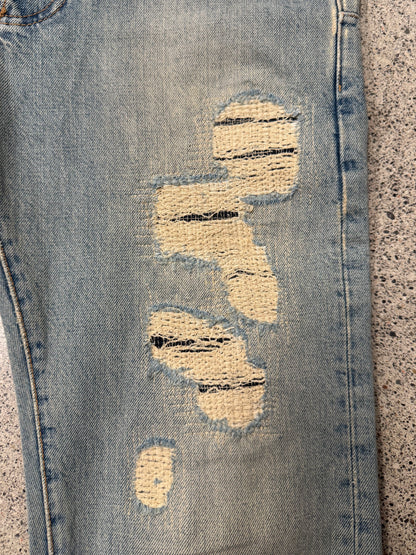 SS2006 Dior Homme by Hedi Slimane ‘Crash’ Distressed Blue Denim