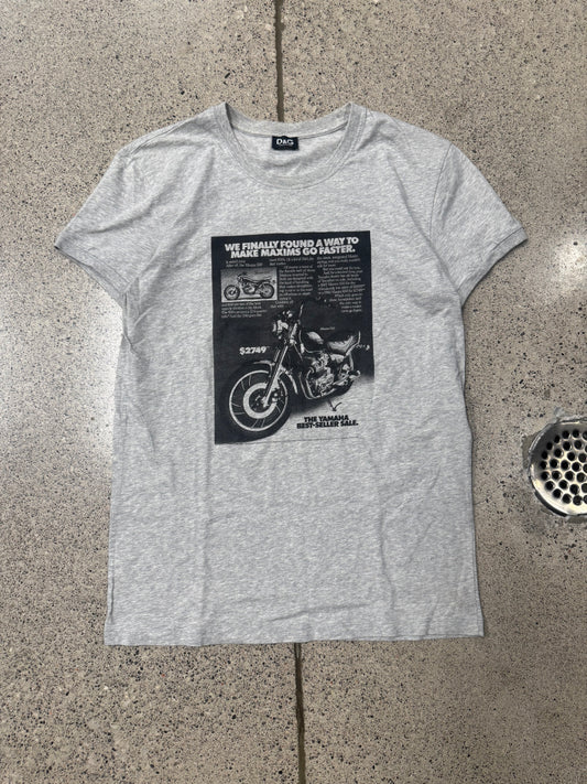 2000s Vintage Dolce & Gabbana ‘Yamaha’ Motorcycles Graphic T-Shirt