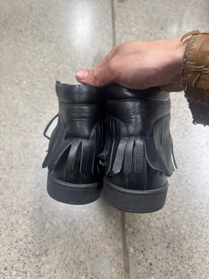 Saint Laurent SL/18 ‘Fringe’ Leather Sneakers
