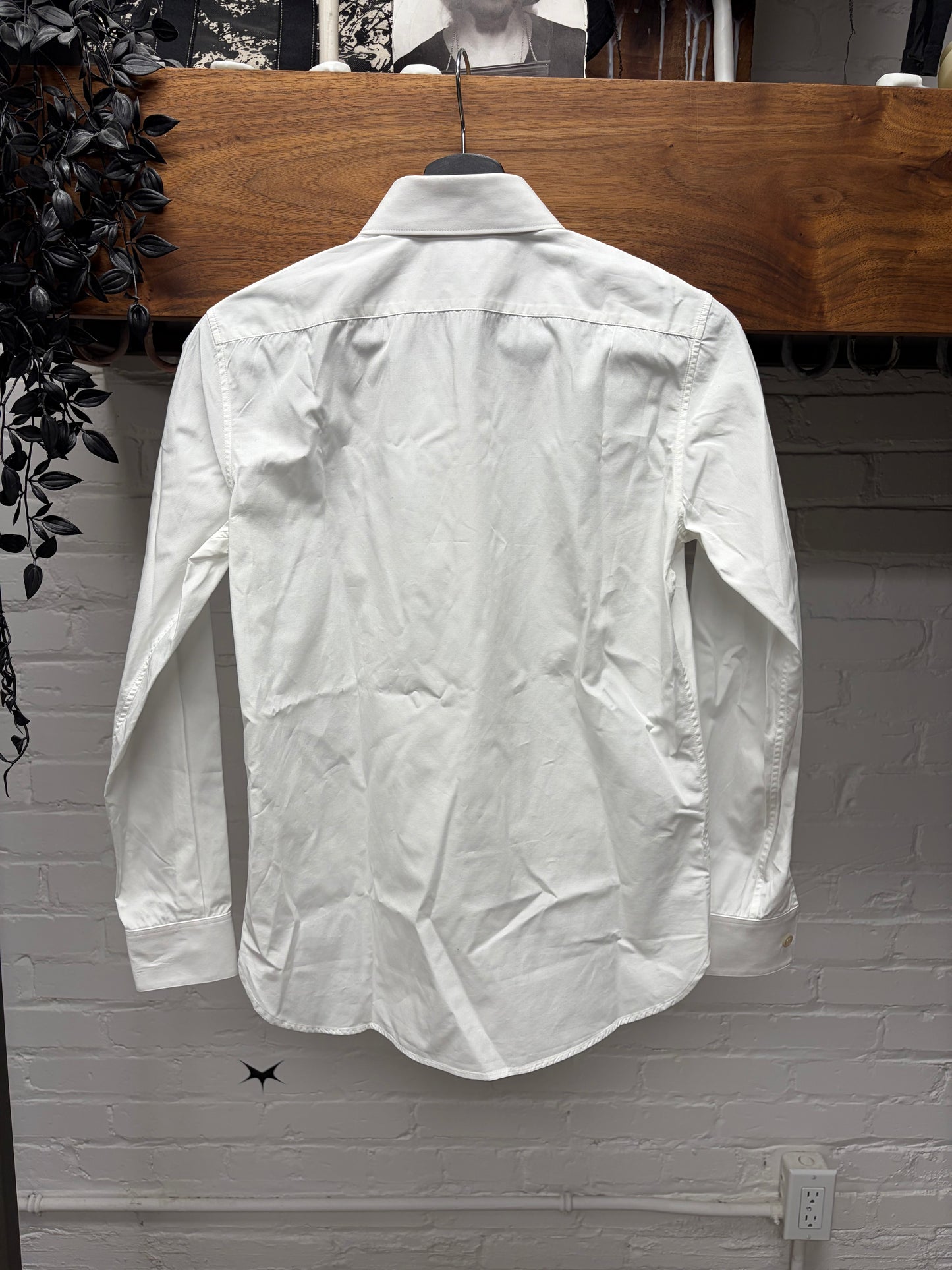 Saint Laurent ‘Staff Uniform’ White Button Up Shirt