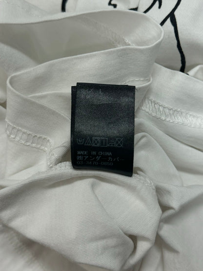 2000s Undercover ‘Skoloct’ Bear White Graphic T-Shirt