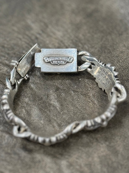 Chrome Hearts ‘Keeper Link’ 925 Silver Bracelet