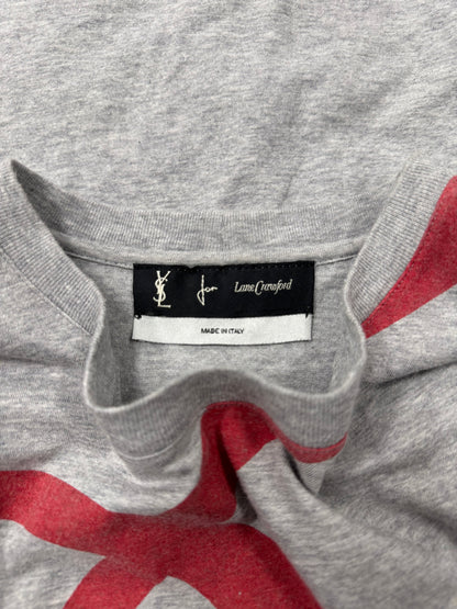 Saint Laurent Gradient YSL Logo Graphic T-Shirt