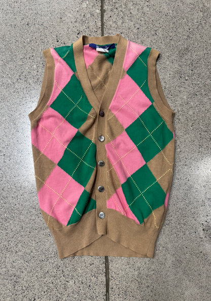 2008 Junya Watanabe ‘Diamond’ Knit Sleeveless Cardigan