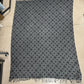 Chrome Hearts 100% Silk Cross Monogram Lambskin Leather Patch Blanket