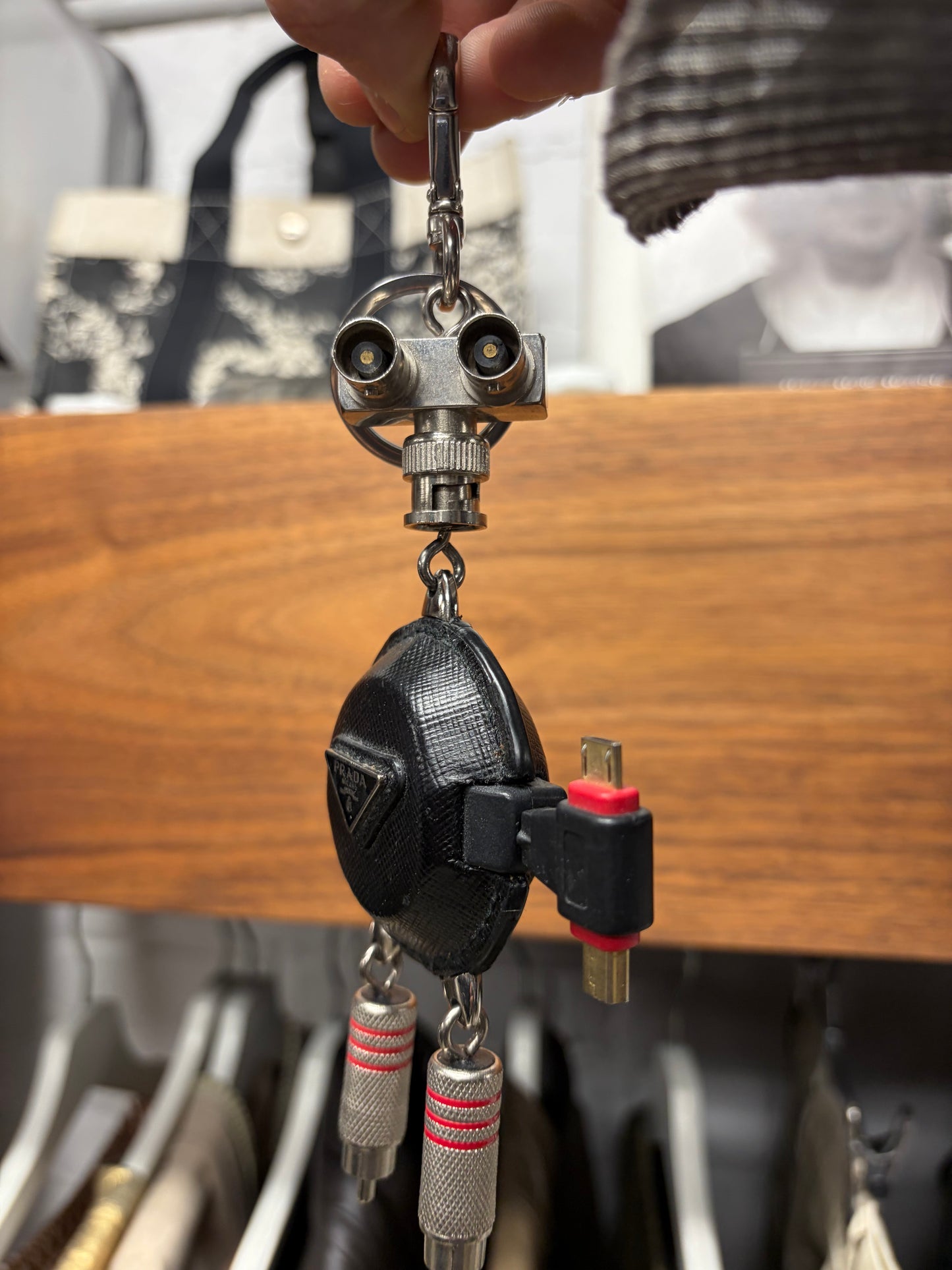 Prada ‘USB File’ Robot Keychain