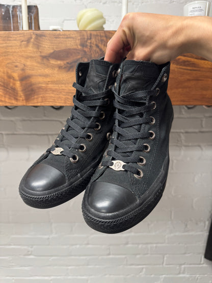 Chrome Hearts x Converse Leather Star Patch ‘Chuck 70’ High Top Sneakers