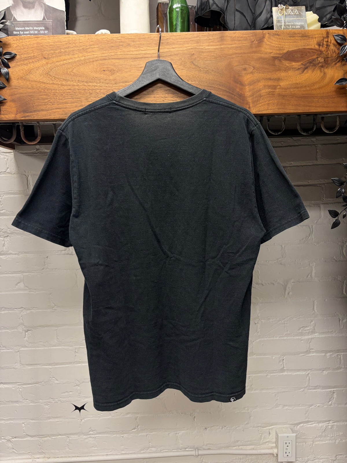 Hysteric Glamour ‘Michigan Bulldogs’ Black Collegiate Graphic T-Shirt