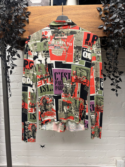 Jean Paul Gaultier ‘Poster Propoganda’ Button Up Shirt