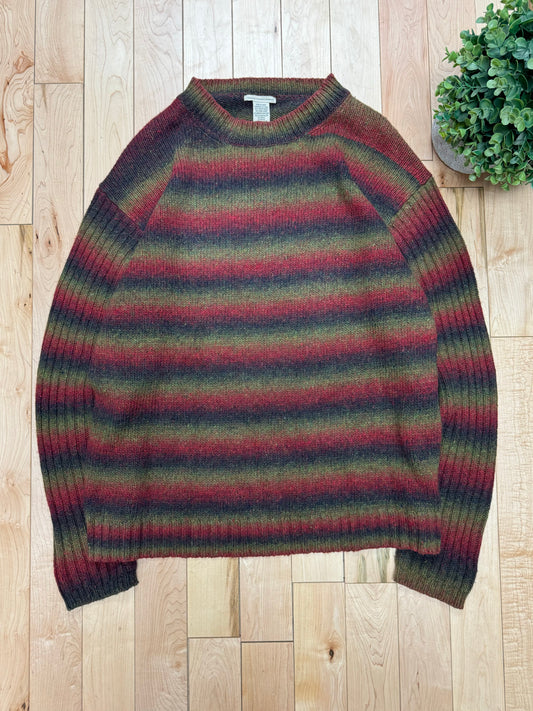 Marithe Francois Girbaud Striped Wool Knit Sweater