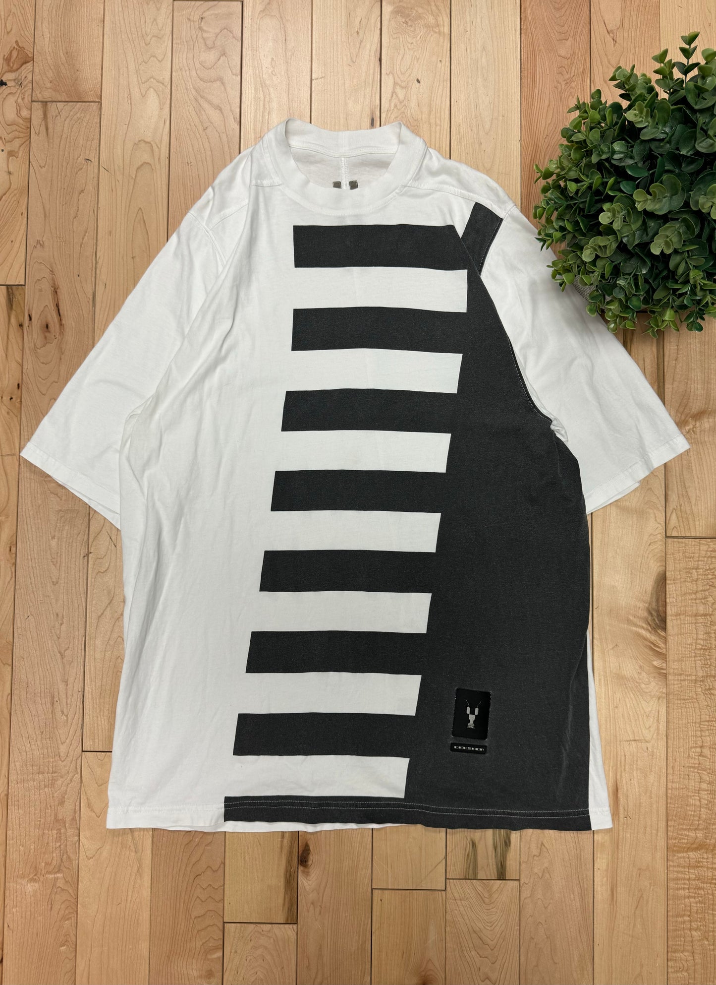 SS2019 Rick Owens Stripe Graphic T-Shirt