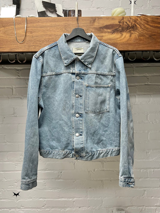 Vintage Helmut Lang ‘Light Wash’ Blue Denim Trucker Jacket