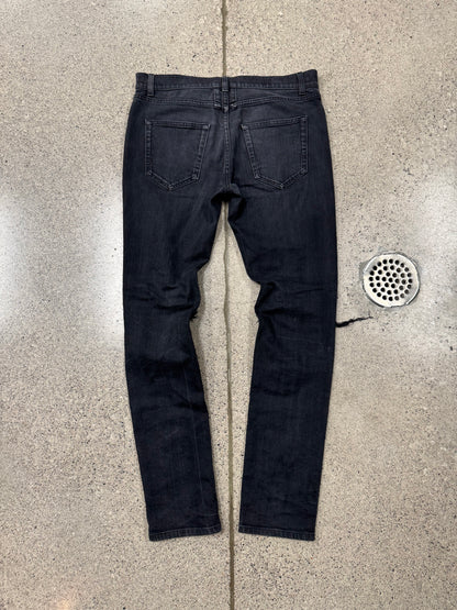 SS2016 Saint Laurent by Hedi Slimane Leather Studded ‘D02’ Denim