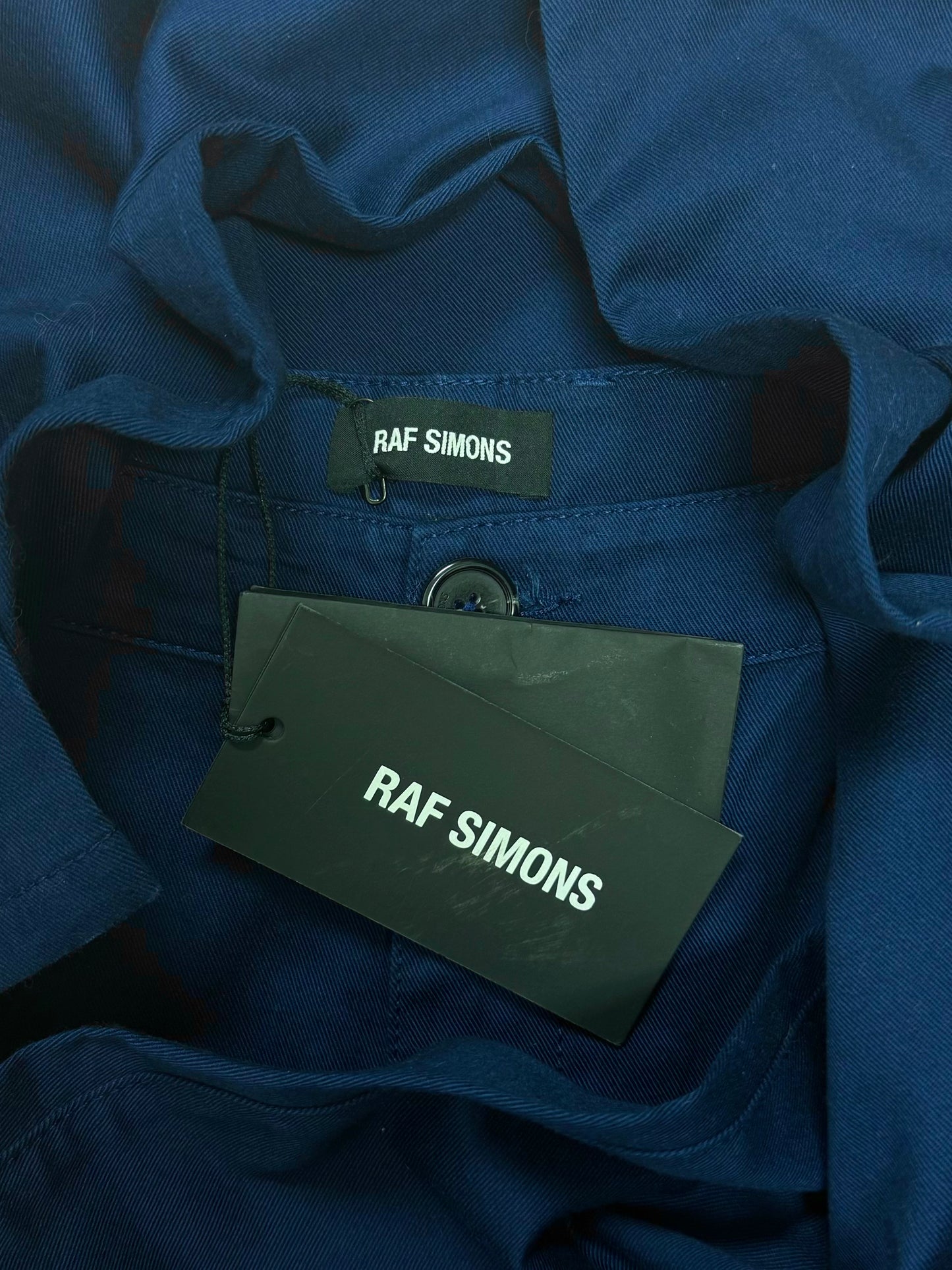 Raf Simons Blue Single Pleat Pants