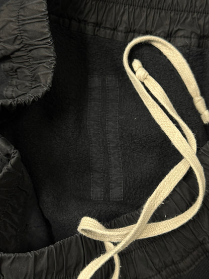 Rick Owens DRKSHDW Drawstring Black/Cream ‘Pod’ Sweat Shorts