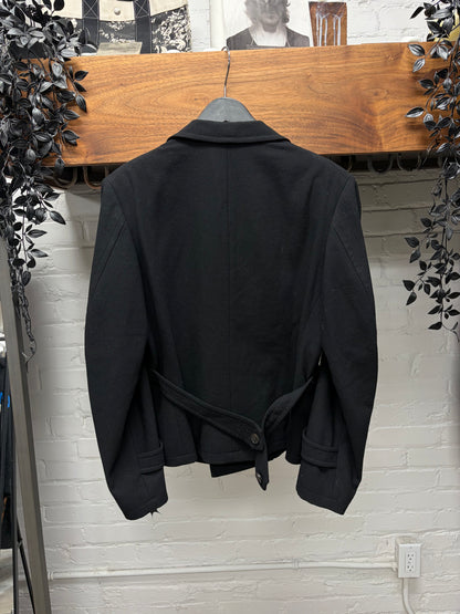 Yohji Yamamoto ‘Y’s Double Breasted Cropped Cut Coat