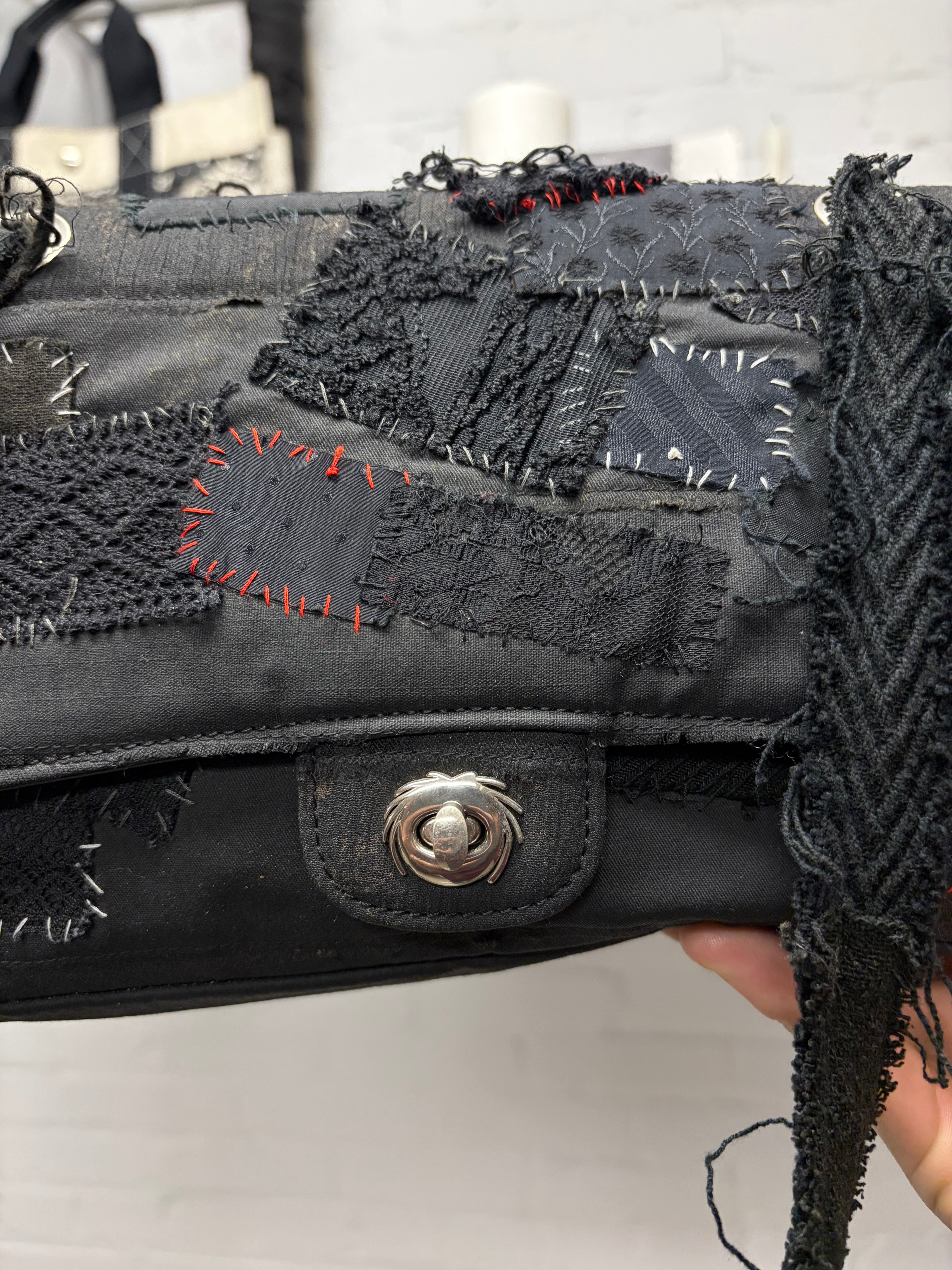 SS2003 Undercover 'Scab' Chanel 'Boy Bag' Style Patch Repaired