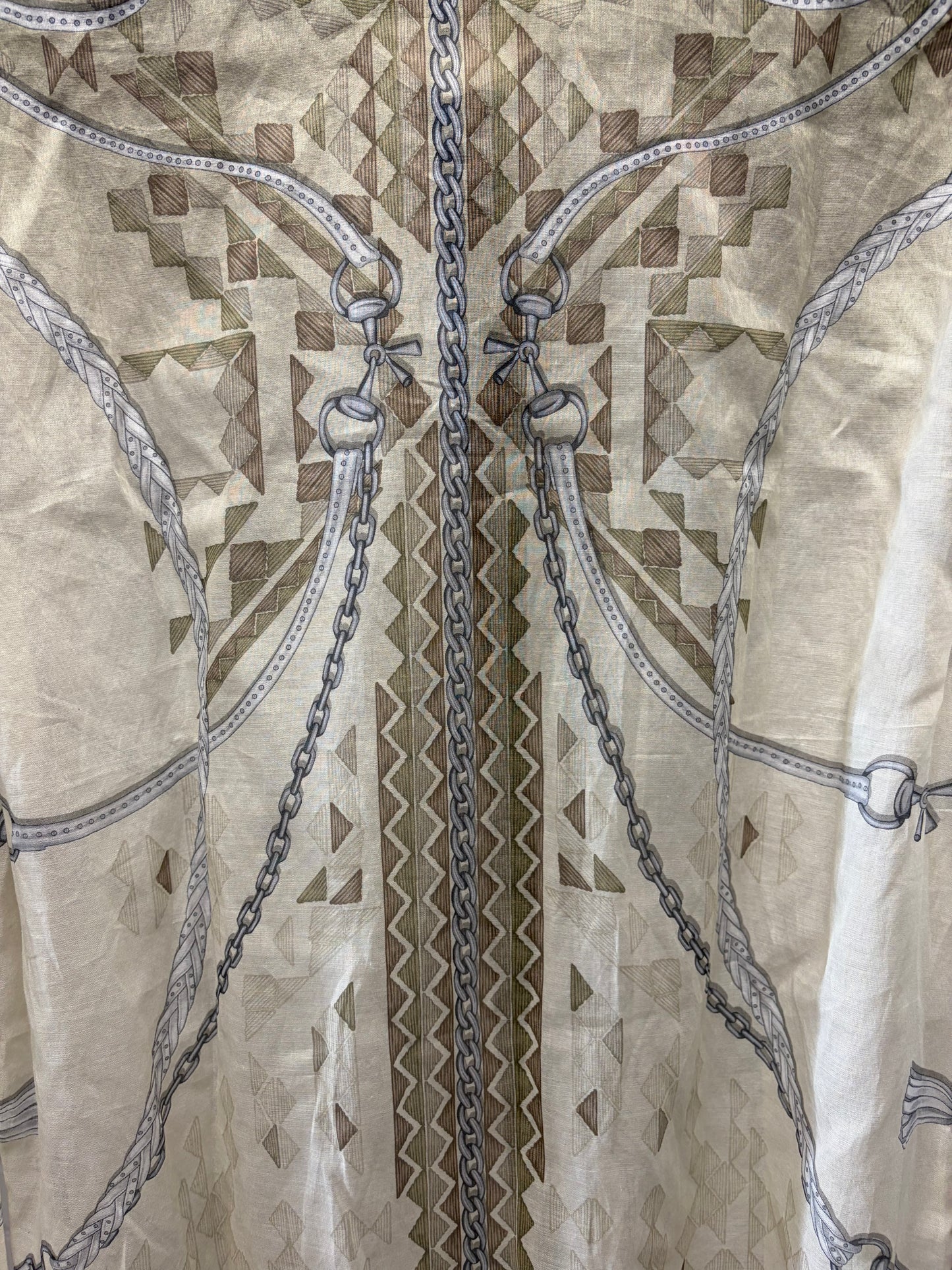 2000s Gucci ‘Horsebit Chain Link’ Button Up Shirt