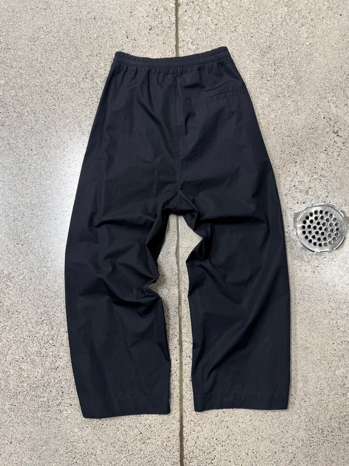 Ann Demeulemeester Wide Leg Lightweight Black Track Pants