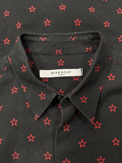 2010 Givenchy ‘Stars’ Monogram Button Down Shirt