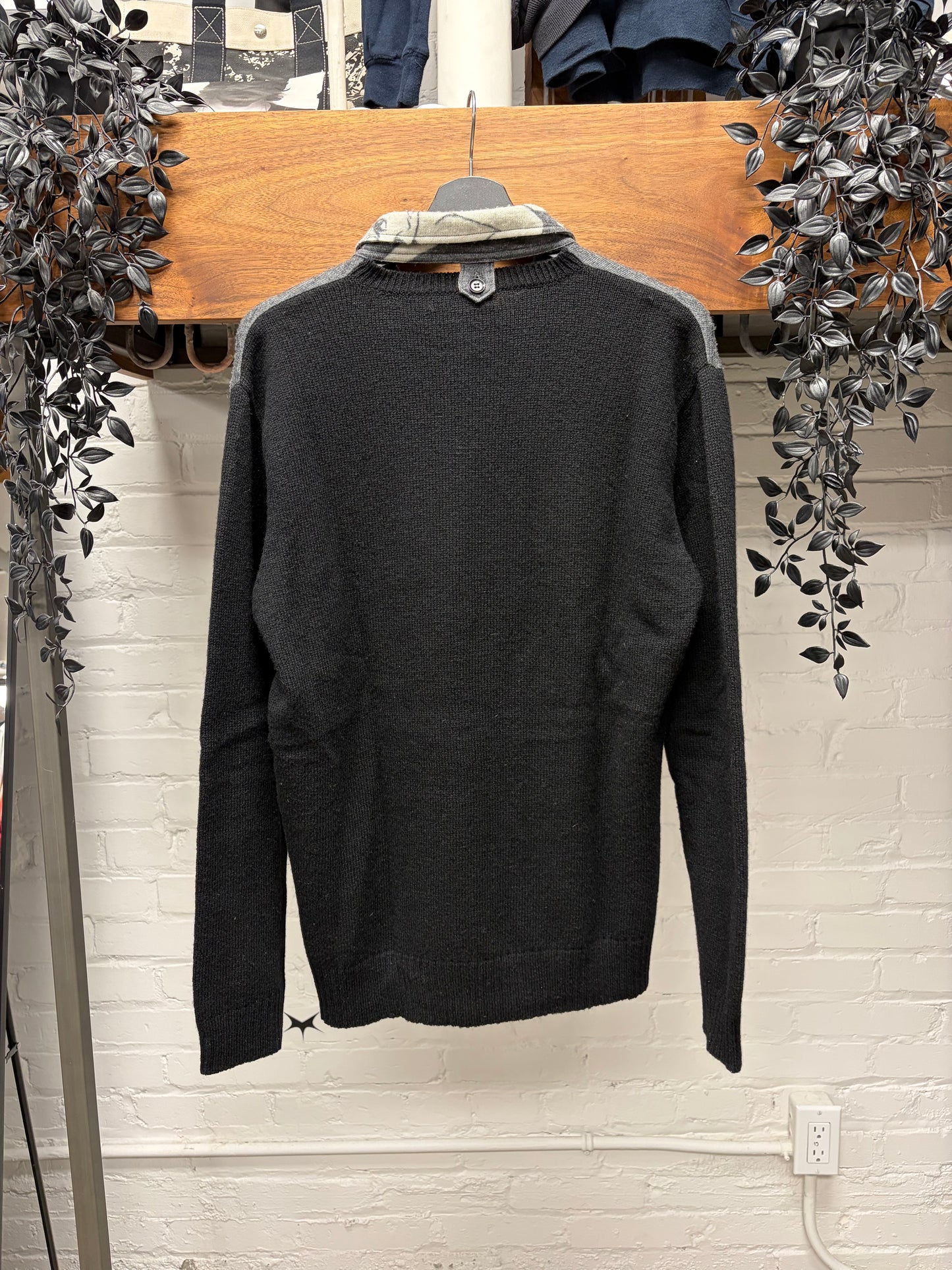 AW2007 Yohji Yamamoto x Shotaro Ishinomori ‘Cyborg 009’ Wool Knit Polo