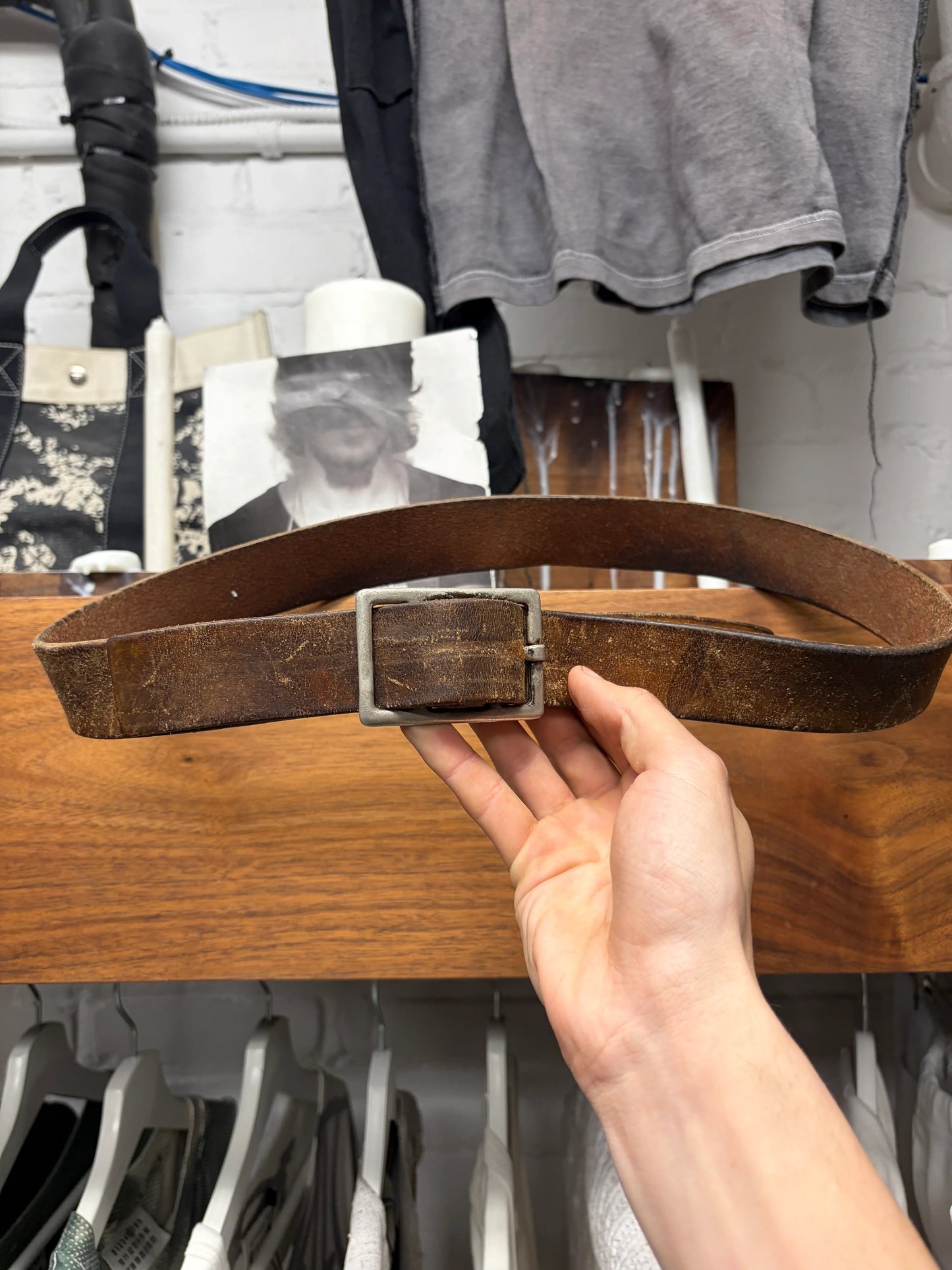 Carol Christian Poell ‘Cordovan’ Horse Leather Belt