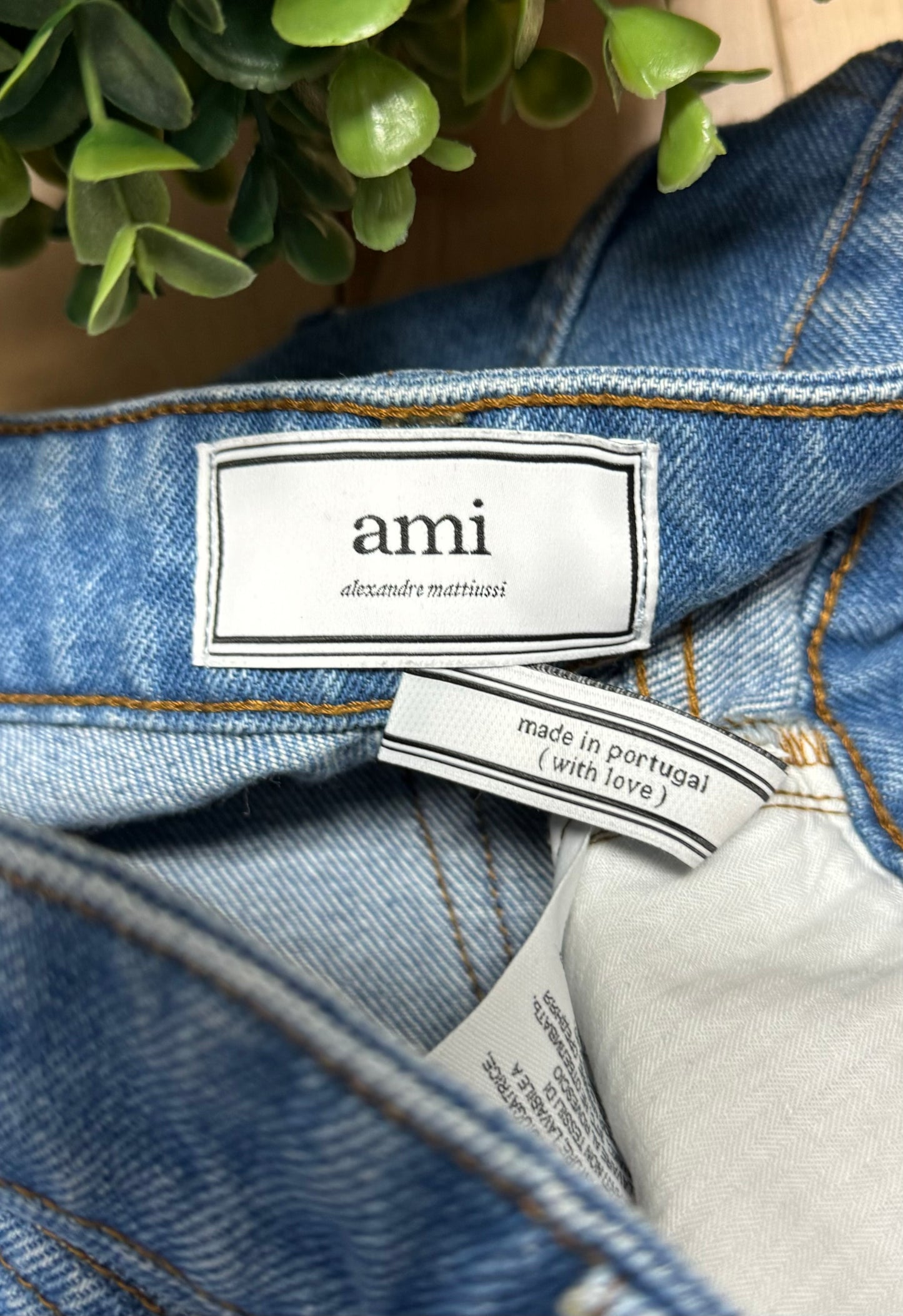 Ami ‘Alexandre Mattiussi’ Wide Leg Blue Denim