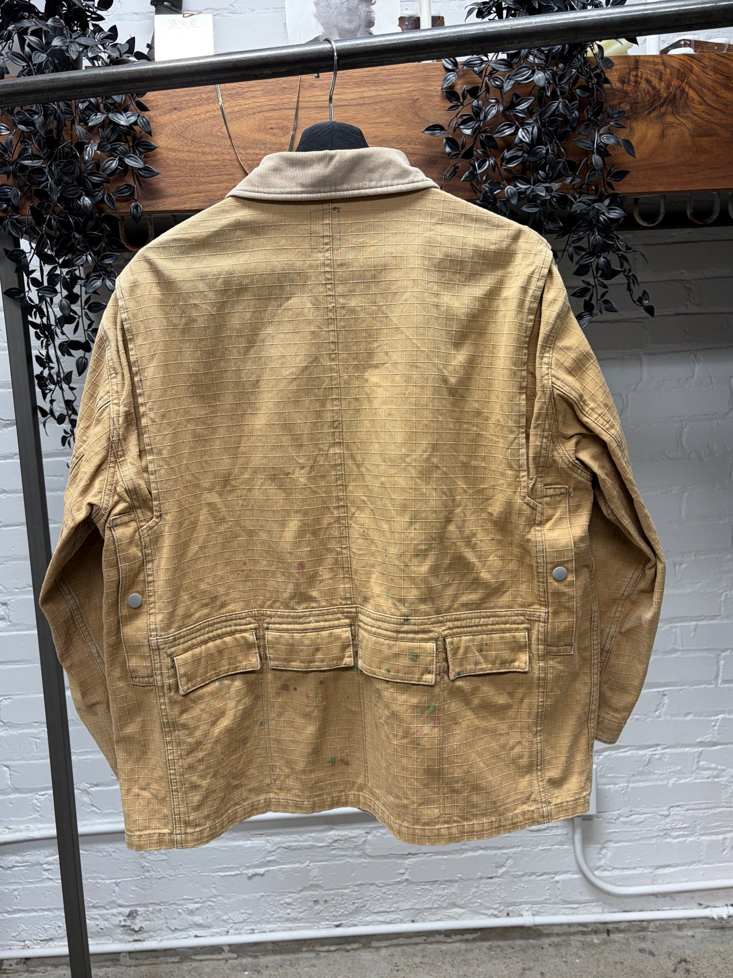 SS2000 Undercover x NGAP Paint Splattered Canvas Work Jacket