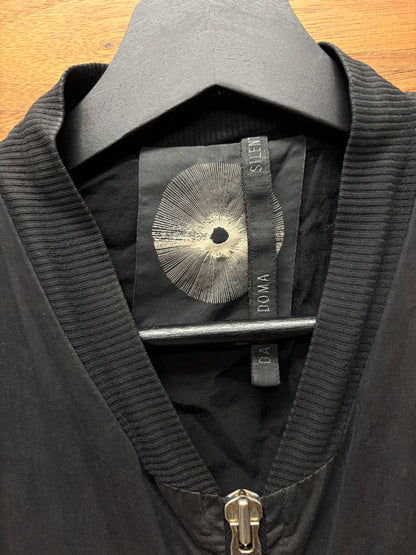 Damir Doma Black Mesh Back Lightweight Bomber Jacket